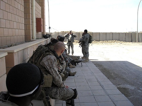 Marine Corps Combat Correspondents on our Patrol