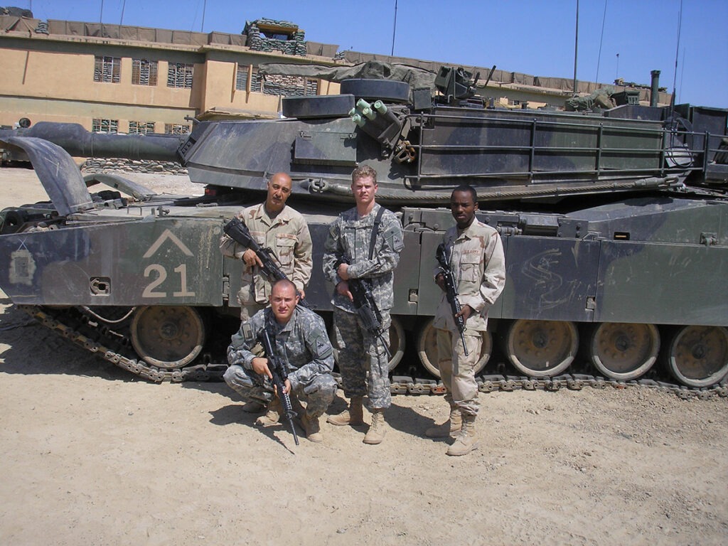 SSG Josh Hall and his team in Iraq, 2006.