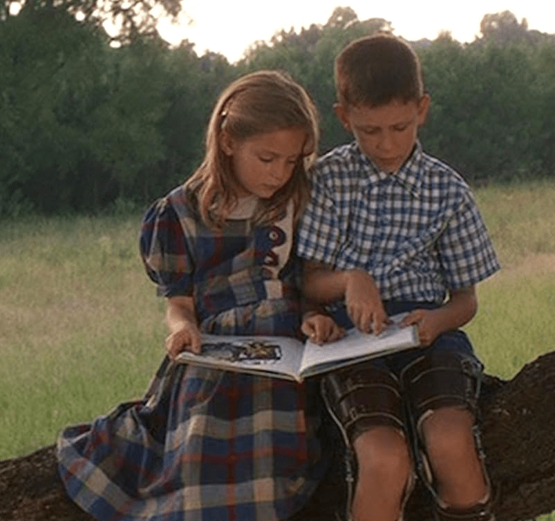 Young Michael Humphreys on Forrest Gump